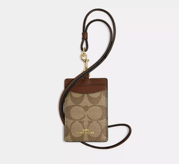 COACH ID LANYARD IN SIGNATURE CANVAS - 63274