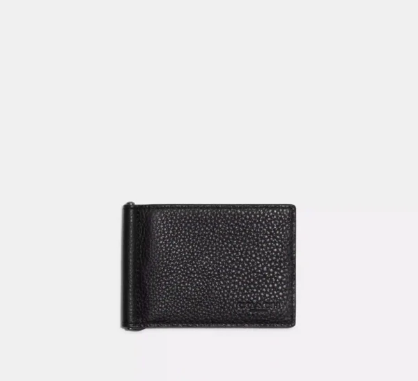 COACH SLIM MONEY CLIP BILLFOLD WALLET - CH090