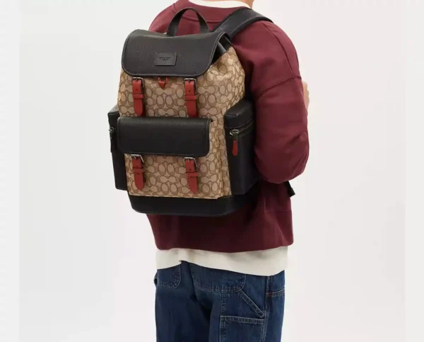 COACH SPRINT BACKPACK IN SIGNATURE JACQUARD - CT016 - Image 4