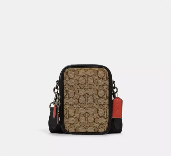 COACH STANTON CROSSBODY IN SIGNATURE JACQUARD - CH097