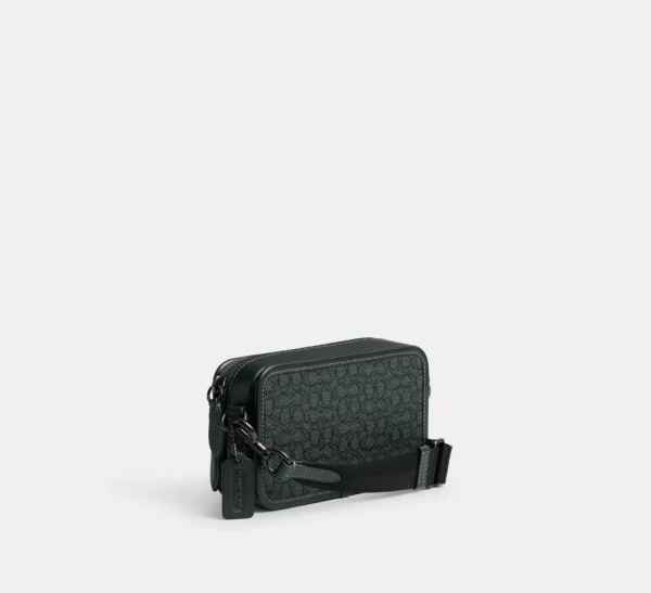 COACH CHARTER SLIM CROSSBODY IN MICRO SIGNATURE JACQUARD - CM372 - Image 2