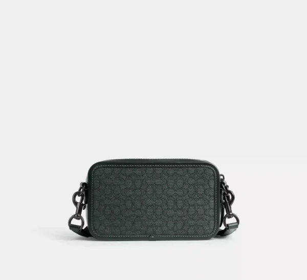 COACH CHARTER SLIM CROSSBODY IN MICRO SIGNATURE JACQUARD - CM372 - Image 3