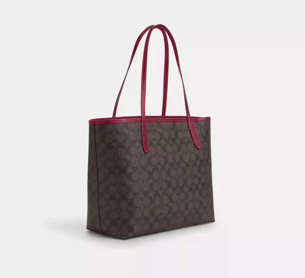 COACH CITY TOTE IN SIGNATURE CANVAS - 5696 - Image 2