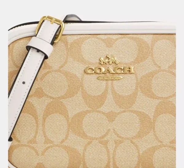 COACH MINI JAMIE CAMERA BAG IN SIGNATURE CANVAS - CQ874 - Image 5