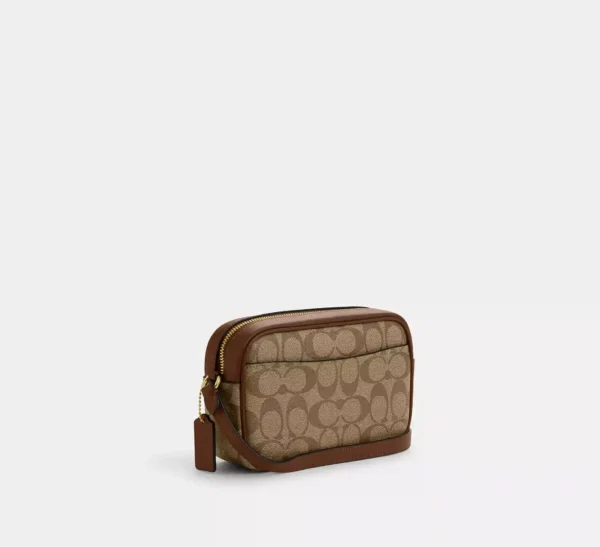 COACH MINI JAMIE CAMERA BAG IN SIGNATURE CANVAS - CQ874 - Image 2