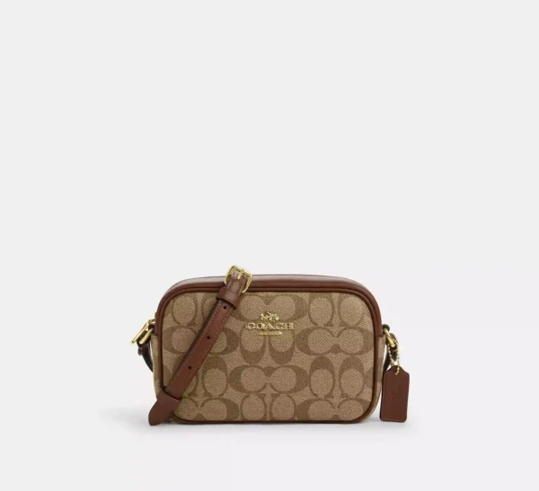 COACH MINI JAMIE CAMERA BAG IN SIGNATURE CANVAS - CQ874