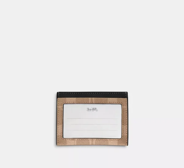 COACH SLIM ID CARD CASE IN SIGNATURE CANVAS - CQ031 - Image 2