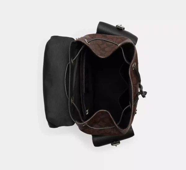 COACH HUDSON BACKPACK IN SIGNATURE CANVAS - CR388 - Image 3