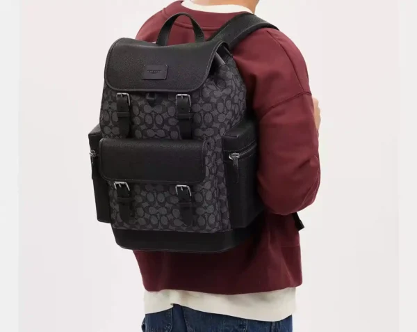 COACH SPRINT BACKPACK IN SIGNATURE JACQUARD - CE523 - Image 5