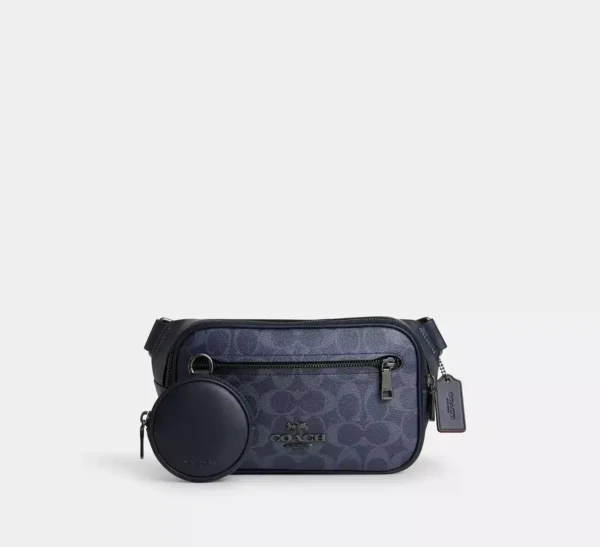 COACH ELIAS BELT BAG IN SIGNATURE DENIM - CU551