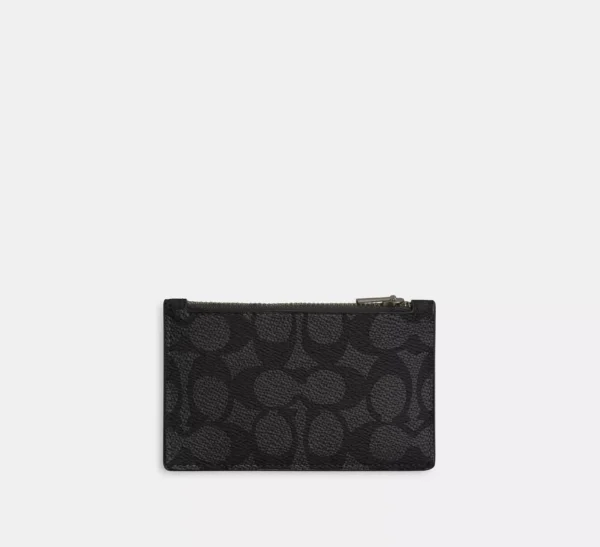 COACH ZIP CARD CASE IN SIGNATURE - CV764