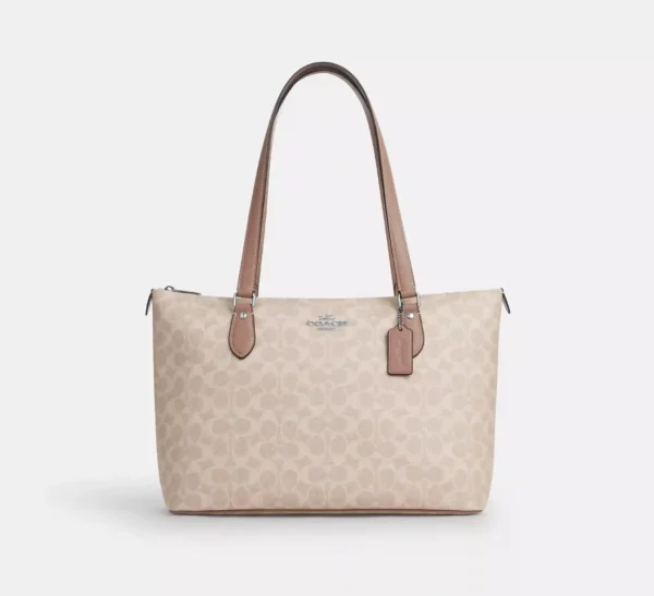 COACH GALLERY TOTE BAG IN SIGNATURE CANVAS - CW381