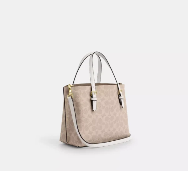 COACH MOLLIE TOTE BAG 25 IN SIGNATURE CANVAS - CV965 - Image 2