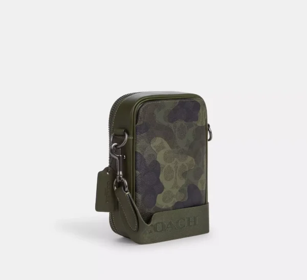 COACH STANTON CROSSBODY BAG SIGNATURE WITH CAMO PRINT - CY267 - Image 2