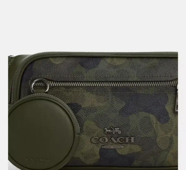 COACH ELIAS BELT BAG IN SIGNATURE CAMO PRINT - CW314 - Image 4