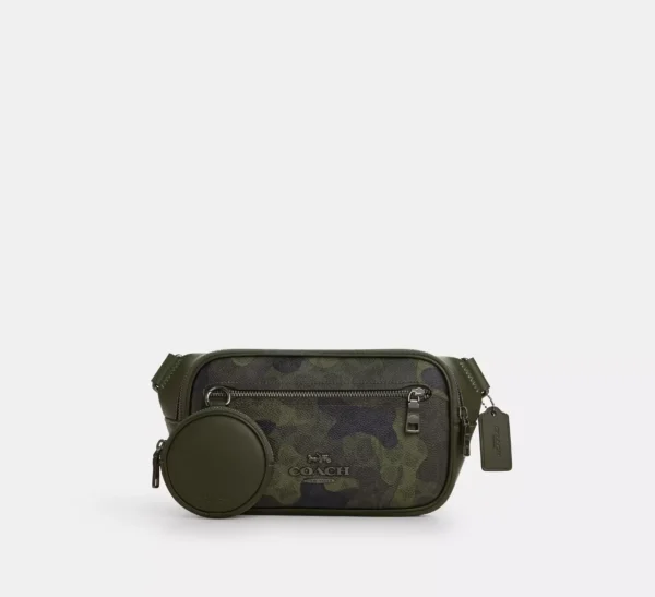 COACH ELIAS BELT BAG IN SIGNATURE CAMO PRINT - CW314