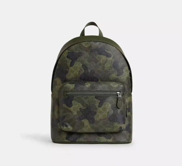 COACH WEST BACKPACK IN SIGNATURE CAMO PRINT - CW311