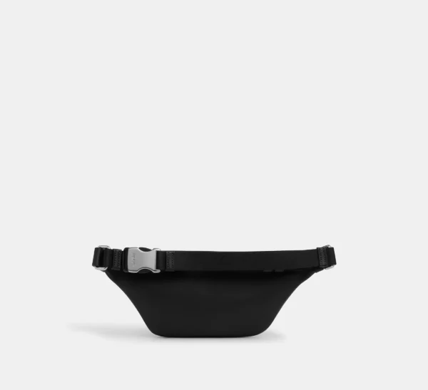 COACH WARREN MINI BELT BAG IN SIGNATURE DENIM - CAJ43 (SILVER/BLACK) - Image 2
