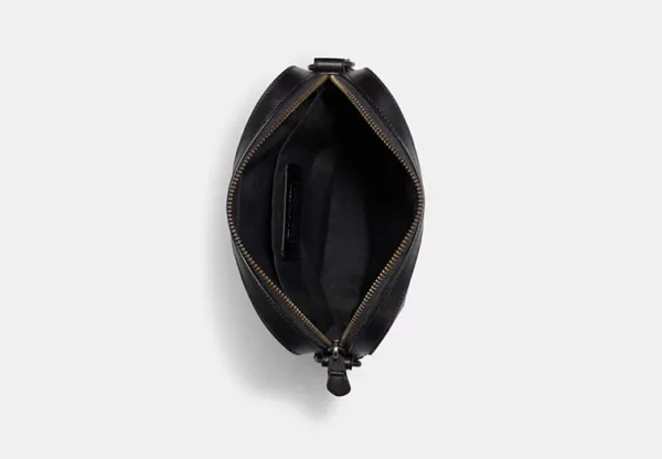 COACH HOUSTON FLIGHT BAG IN SIGNATURE LEATHER - 4009 (GUNMETAL/BLACK) - Image 2