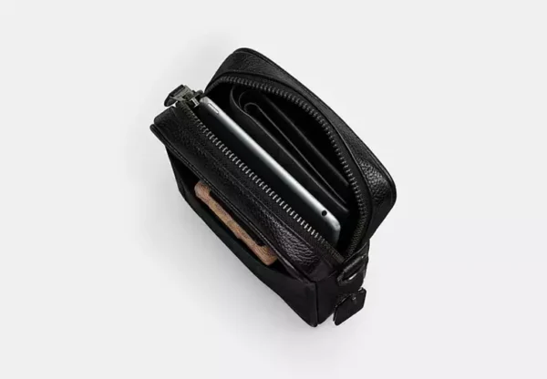 COACH SULLIVAN CROSSBODY BAG IN SIGNATURE CAMO PRINT - CAO74 (GUNMETAL/GREY MULTI) - Image 5