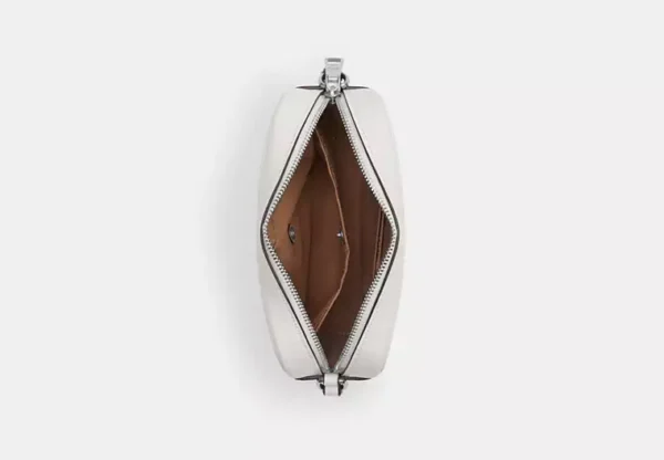 COACH MINI JAMIE CAMERA BAG IN SIGNATURE CANVAS WITH COACH PRINT - CAB09 (SILVER/WALNUT/CHALK) - Image 3