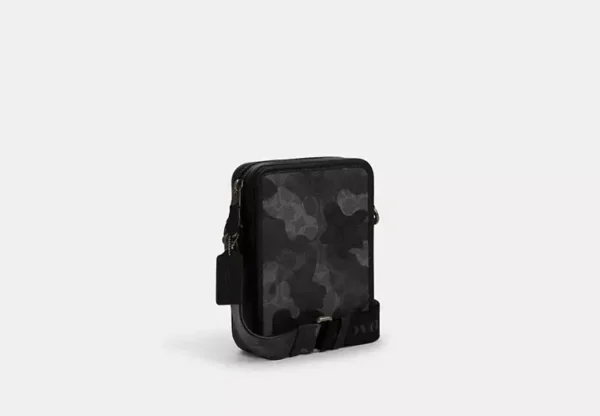 COACH SULLIVAN CROSSBODY BAG IN SIGNATURE CAMO PRINT - CAO74 (GUNMETAL/GREY MULTI) - Image 2
