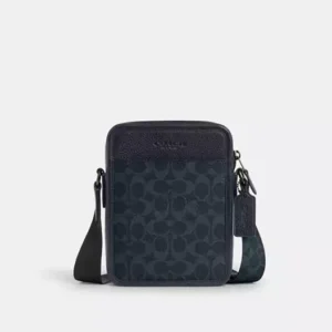 COACH SULLIVAN CROSSBODY BAG IN SIGNATURE CANVAS - CAT78 (GUNMETAL/DENIM/MIDNIGHT NAVY)