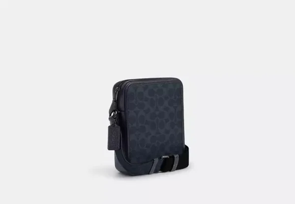 COACH SULLIVAN CROSSBODY BAG IN SIGNATURE CANVAS - CAT78 (GUNMETAL/DENIM/MIDNIGHT NAVY) - Image 2