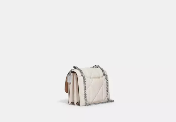 COACH MINI KLARE CROSSBODY WITH PUFFY DIAMOND QUILTING - CJ526 (SILVER/CHALK) - Image 2