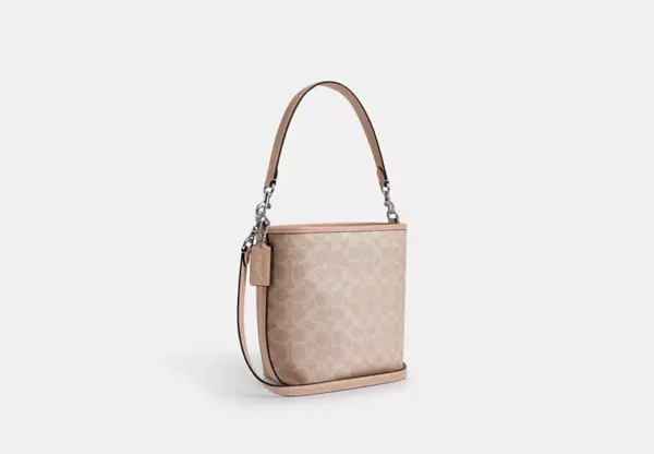 COACH CITY BUCKET BAG IN SIGNATURE CANVAS - CT800 (SILVER/SAND/TAUPE) - Image 2