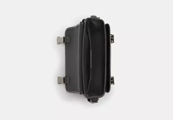 COACH RACER MESSENGER BAG - CU110 (GUNMETAL/BLACK) - Image 3