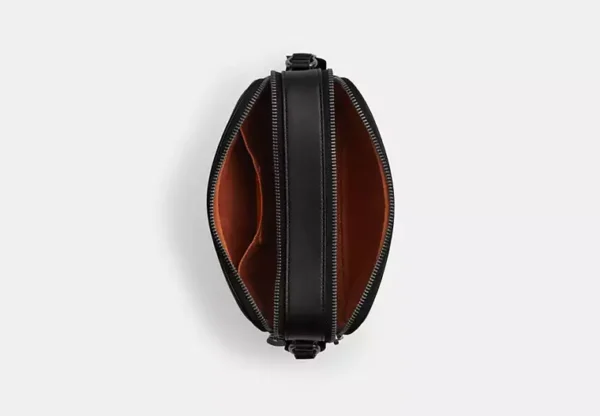 COACH GRAHAM CROSSBODY BAG IN SIGNATURE CANVAS - CV921 (GUNMETAL/TAN/BLACK) - Image 3